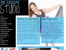 Tablet Screenshot of extremefitnessfusion.com